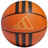 Adidas 3-Stripes Rubber X3 Ball, Unisex Orange Basketball
