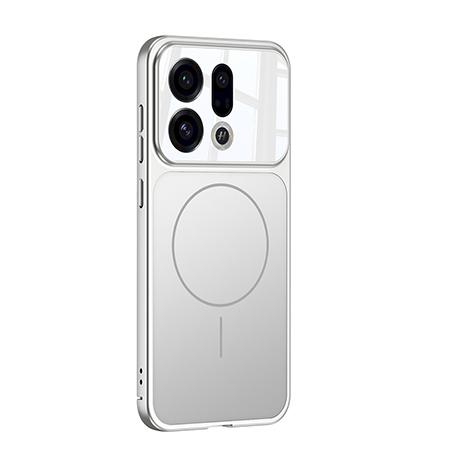AG Matte for Magsafe Bumper Phone Case For OPPO Find X9 Pro x9pro Shockproof Magnetic Wireless Charging Phone Cover Oppo Find X9