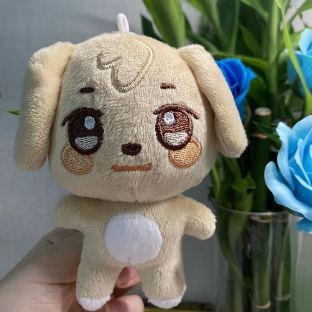 10CM K-Pop Pop-Up Store Puppe Schlüsselanhänger Cartoon Niedlicher Plüschanhänger Schlüsselanhänger Tasche Zubehör K-Pop Yunho Yeosang Fan Geschenke