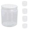 30-80ml Clear Plastic Cosmetic Cream Storage Jar Travel Empty Refillable Bottle