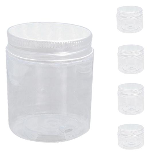 30-80ml Clear Plastic Cosmetic Cream Storage Jar Travel Empty Refillable Bottle