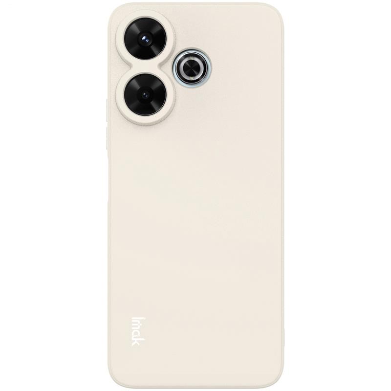 

IMAK UC-4 Series for Xiaomi Redmi 13 5G/13 4G/Poco M6 4G/Redmi Note 13R 5G Slim Case Straight Edge Soft TPU Phone Cover White