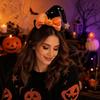 Decorative Style Halloween Headband Fabric Ghost Headband  Halloween Party