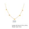 Jewelry Women'S Stainless Steel Gold Fine Necklace Flower Butterfly Heart Four Leaf Flower Element 228