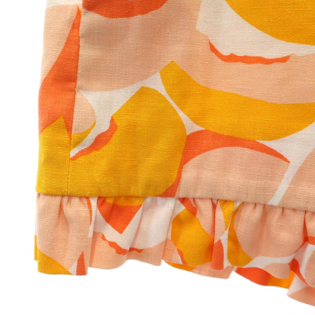 Kate Spade NEW YORK Unused Linen Blend Fruit Pattern Shorts 0 0 Yellow Women Used