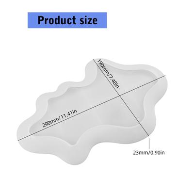 Silicone Mould Irregular Waves Tray Molds Castings Moulds Jewelry Tray Molds Epoxy Resin Molds Handmade Plasters Molds