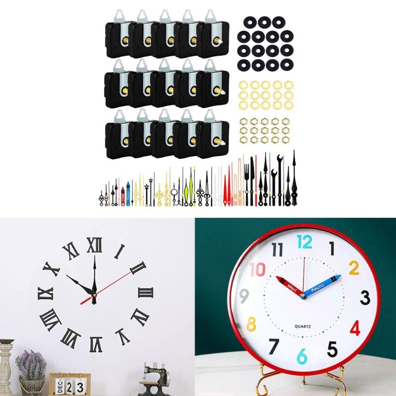 Pendulums Clock Movement Mechanism Quartzs DIY Movement Kits Replacement Long-Shafts Repair Accessories Include Hands
