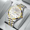 Fatilon's new automatic movement luminous waterproof dual calendar electronic watch men's Korean quartz mechanical watch