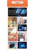 360° Smart-Home-Monitor mit Zwei-Wege-Videoanruf und Fernzugriff über Mobilgerät