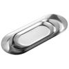 Huahuang Oval Korean Style Stainless Steel Serving Tray
