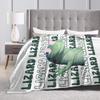 Tom Lucertola Lucertola Meme Coperte a Maglia Hoppers Coperta Plaid in Pile Casa Divano Copriletti Morbidi Caldi Stampati,