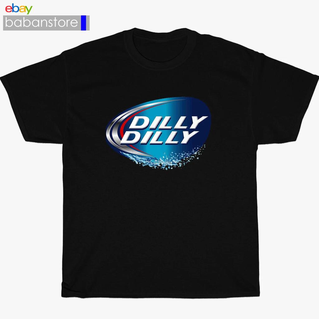 New Dilly Dilly Budweiser Logo Black/White/Grey/Navy T Shirt Size S-5XL