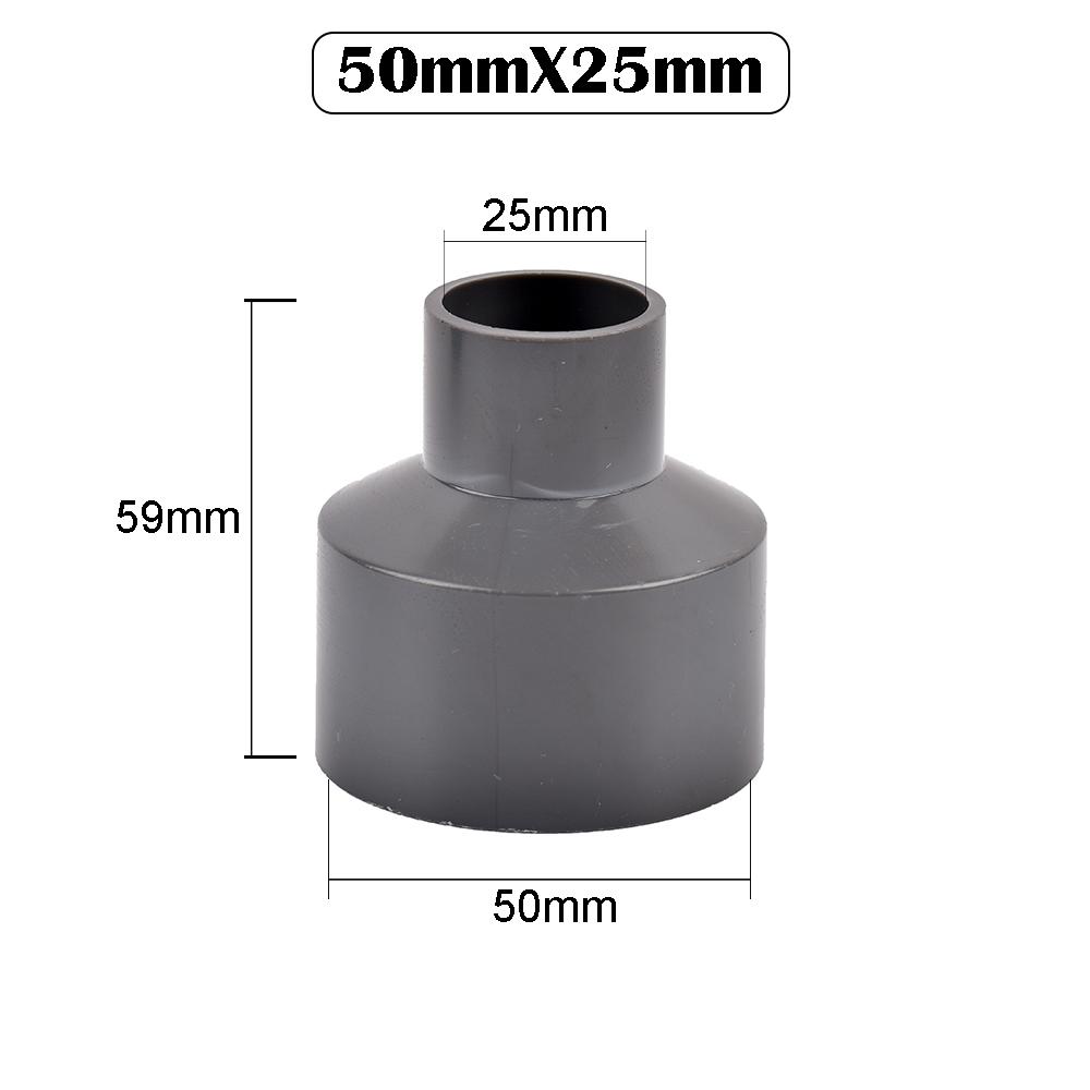 20/25/32/40/50mm fitinguri de furtun de irigații de grădină PVC drepte reductor fitinguri apă tub acvariu adaptor