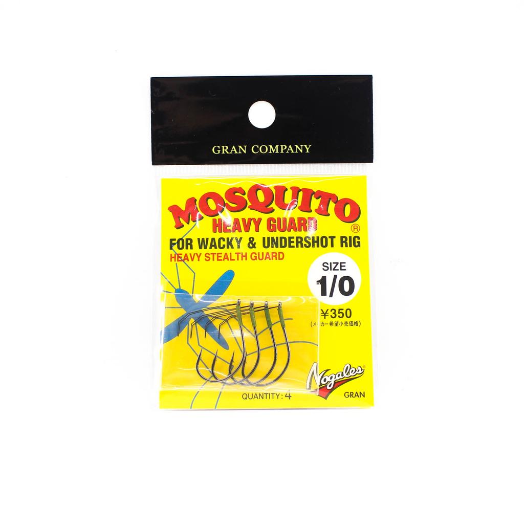 Varivas Mosquito Wacky Worm Hook Heavy Guard Size 1/0 (4106)