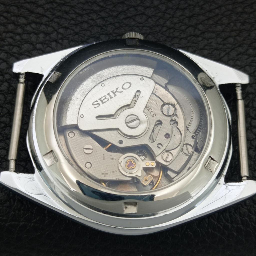 VINTAGE SEIKO 5 AUTOMATIC 6309A REFURBISHED JAPAN MENS RED DIAL WATCH a444638-1