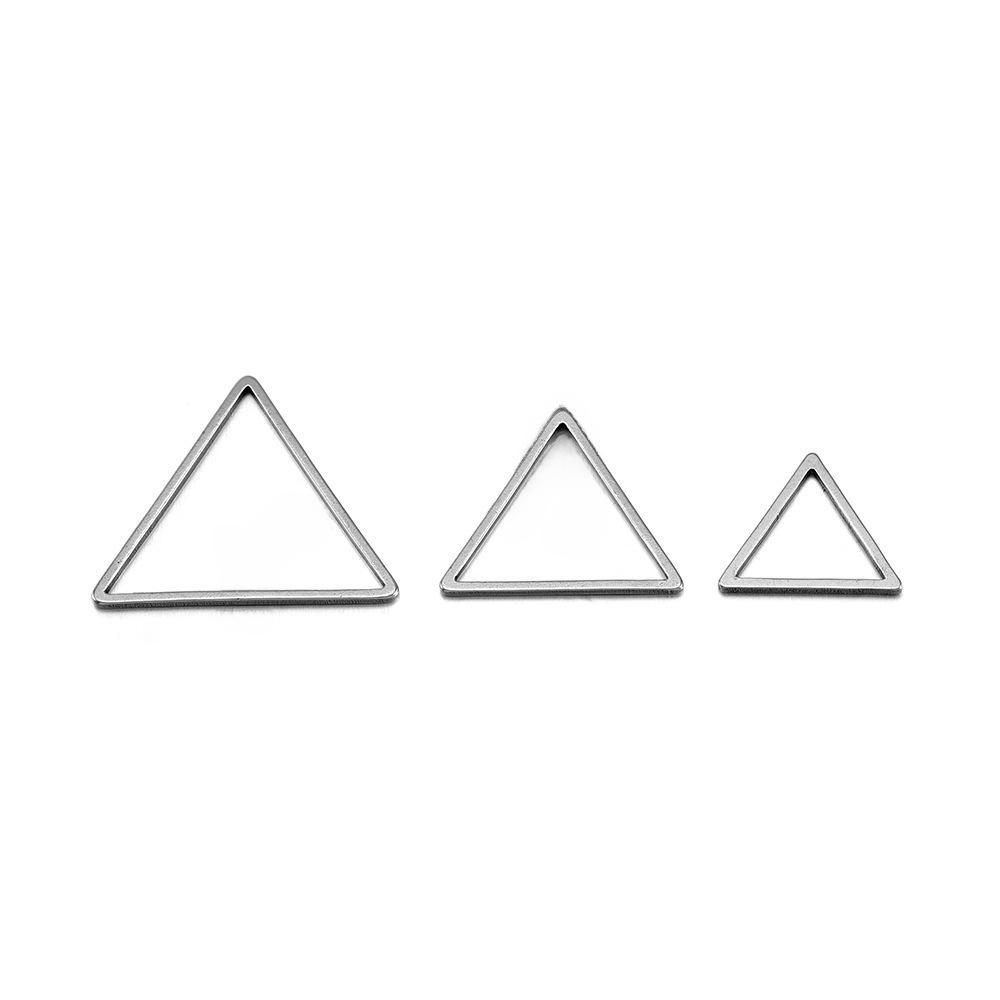 Stainless Steel DIY Pendant Frame for Jewelry Neckties