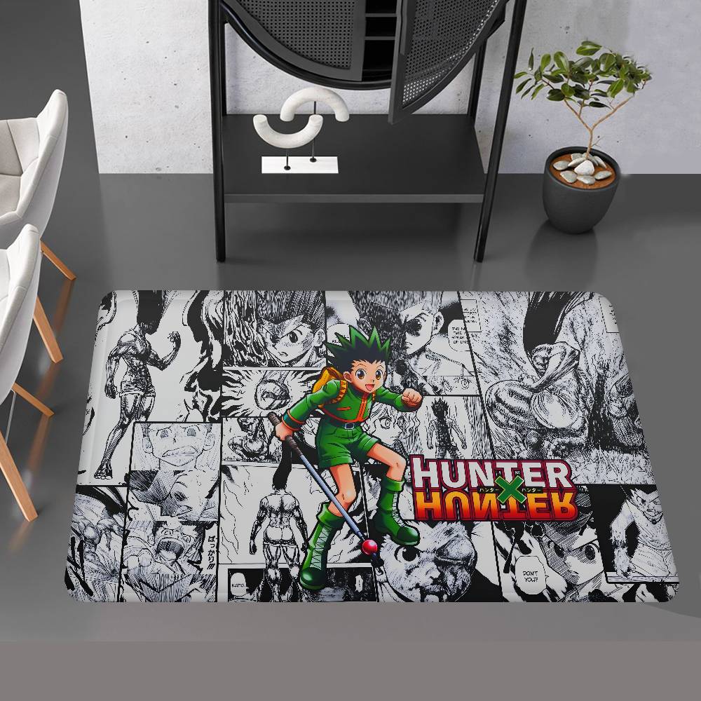 Fantasy Comic Hunter X Hunter Floor Mat Rectangle Anti-slip Home Soft Badmat Front Door Indoor Outdoor Mat Welcome Doormat