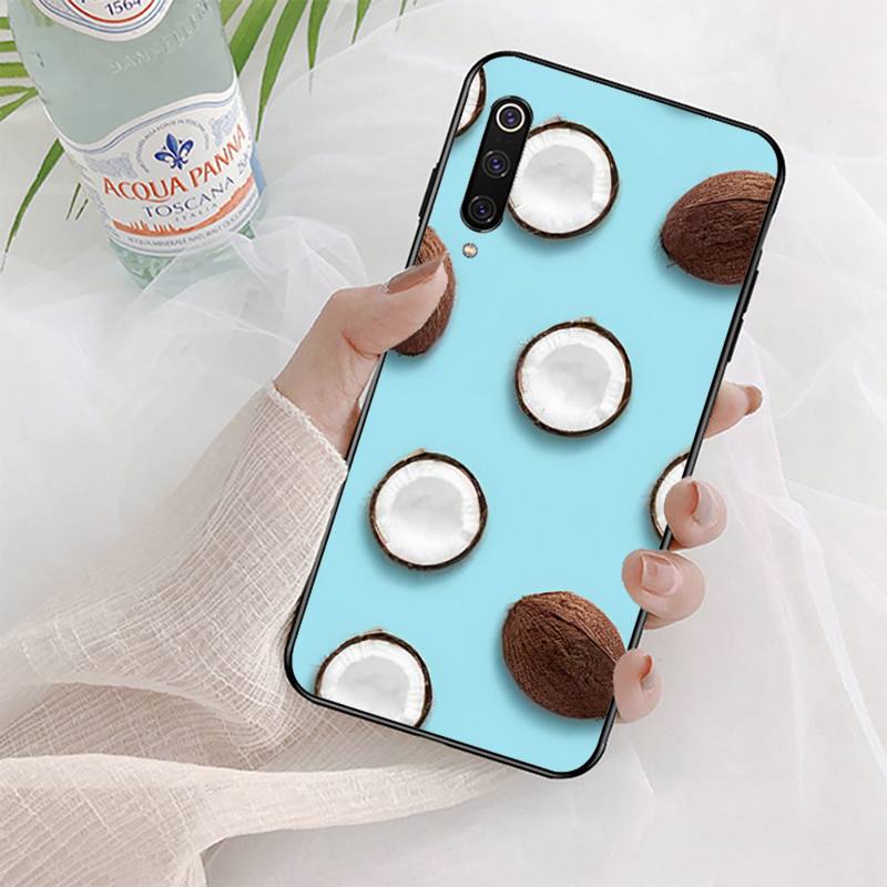 Summer Coconut Phone Case for Xiaomi Mi 5 6 8 9 10 Lite Pro SE Mix 2s 3 F1 Max2 3