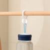 S Shaped Hook PVC Plastic Hanging Multi Functional Punching Free for Kitchen Bathroom Cabinet Household Supplies