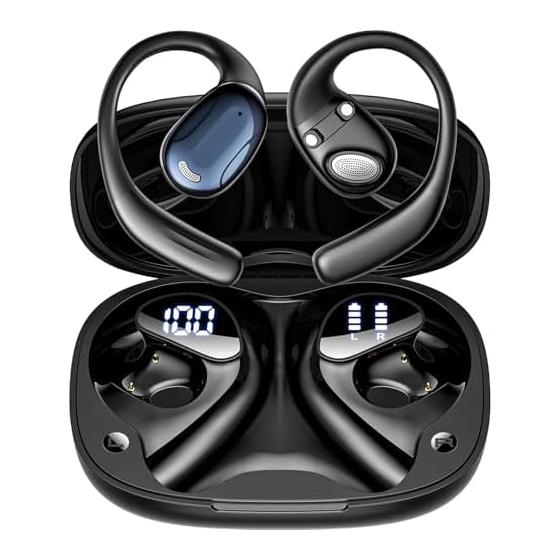 Earphones bluetooth wireless earphones "2026 Noise cut for comfortable calls" Bluetooth 5.4 Automatic pairing LED remaining capacity display