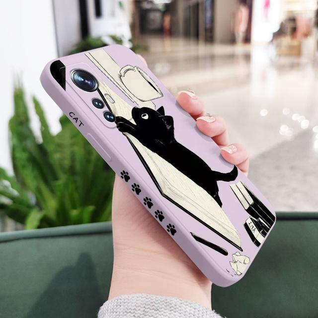 Naughty Cat Phone Case For Xiaomi Mi 13 12 11 Ultra 10 9 12T 11T 10T 9T Pro Lite Poco F4 X4 M4 F3 X3 M3 Pro 4G 5G GT Cover