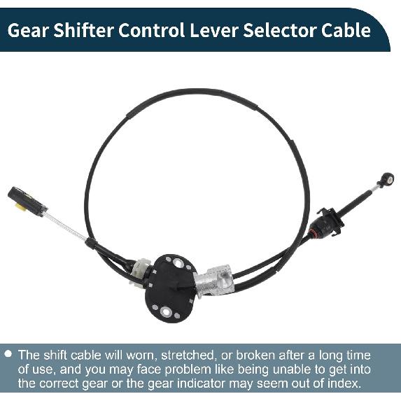 Automatic Transmission Gear Shifter Cable for Ford Focus 2005-2007 Automatic No.5S4Z7E395C/5S4Z7E395BB Trans Gear Shift Control Lever Cable