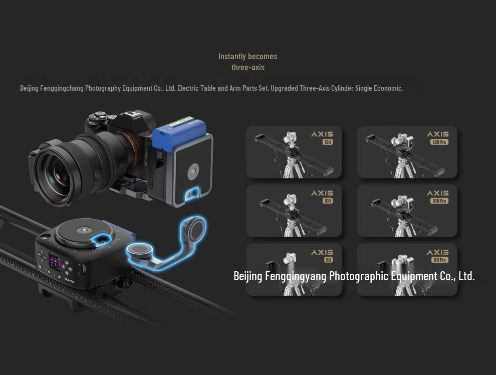 ZEAPON AXIS Multi-Axis Electric Slider for DSLR/Mirrorless Cameras - Carbon Fiber Track for Dynamic Photography