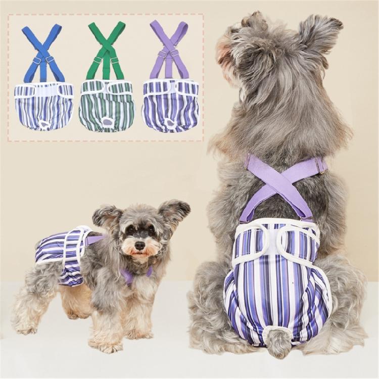 Pannolini per Cani Femmina con Bretelle Lavabili Riutilizzabili per Cani Femmina Piccoli e Medi nel Periodo del Calore Incontinenza