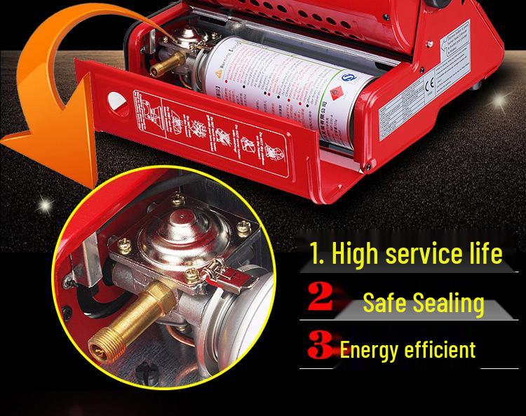 Portable Outdoor Mini Gas Heater and Fireplace for Tents and Homes