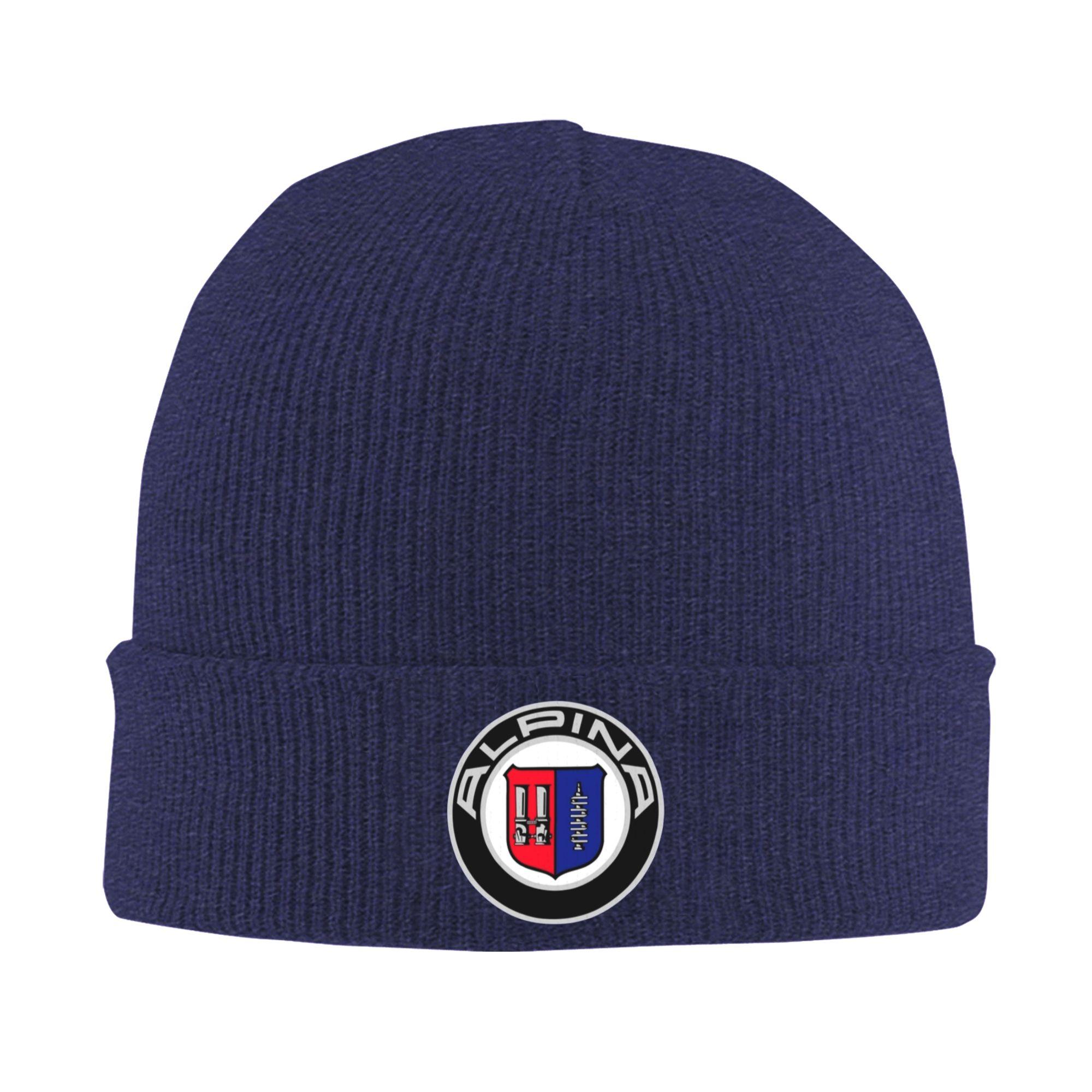 

Alpina - Classic Car Logos Winter Skullies Beanies Hat Warm Autumn Knitted Hats Bonnet Caps for Women Men One Size
