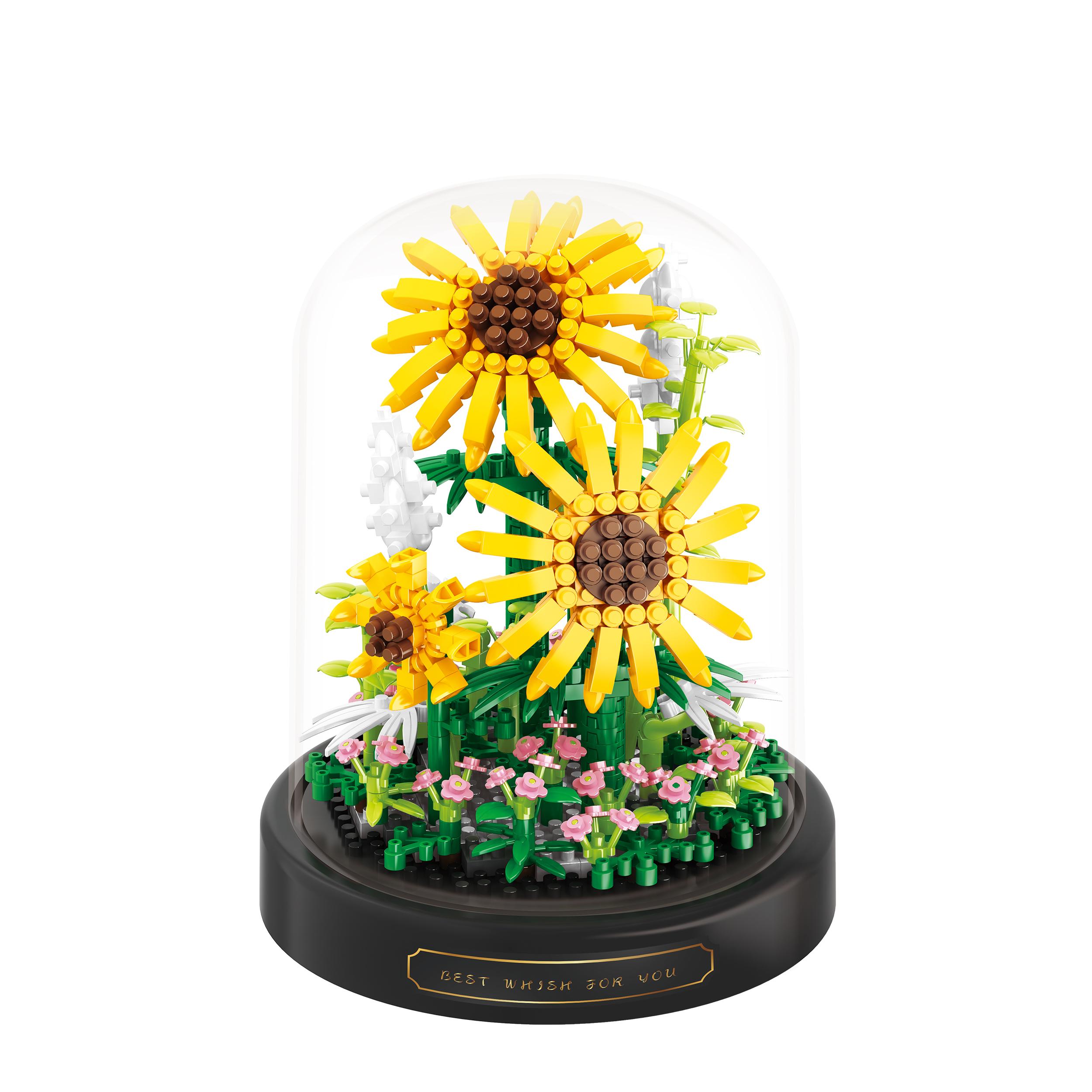 

DIY Micro Flower Building Blocks Mini Bricks Частицы Eternal Life Цветы Домашний декор Сборка Головоломка Игрушка Дети Рождественские подарки