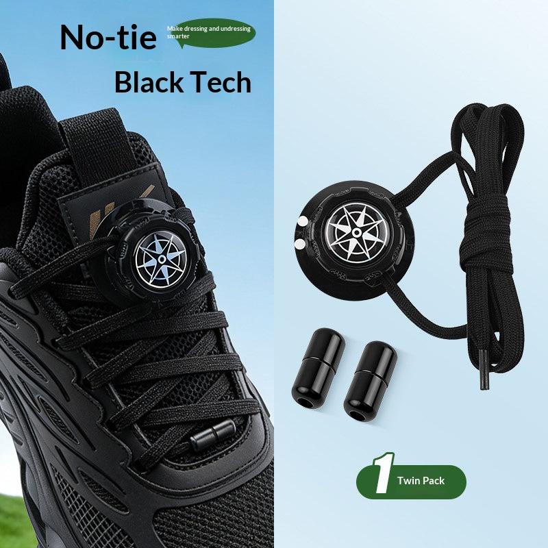 Swivel Buckle Laces Adults Kids Unisex Shoe Accessorie No Tie Shoelaces Automatic Shoe Laces Flat Shoelace Casual Shoes Sneakers