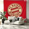 FC Bayern Munchen Custom Name Wall Tapestry Aesthetic Wall Hanging Printed Fabric Blanket Decorative Tapestries for Bedroom Living Room Home Decor