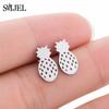 Fashion Round Tree of Life Stud Earrings Women Bohemian Tree Plant Jewelry Stainless Steel Earrings Ear Accessories Bijoux