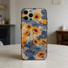 Sunflower Blossoms Phone Case Silicone Black Soft For IPhone 17,16,15,14,13,12,11,SE,Plus Pro Max