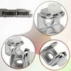 20x Glass Shelf Brackets Clamp, Replacement Zinc Alloy Clip Holder Mirror Clips for Bedroom,