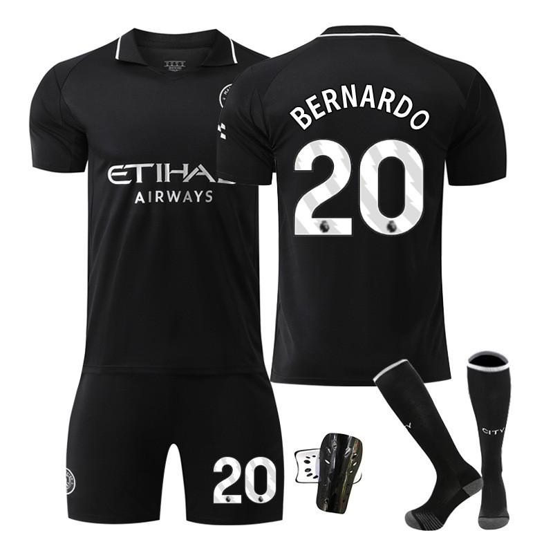 25-26 Manchester City Auswärts Nr. 9 Harland Fußballuniformen Set Herren 10 Galish 47 Foden 16 Rodrigo