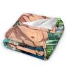 Gojo Satoru Blankets Winter  Super Soft Throw Blanket For Girl Bedroom Flannel Bedspread Bed Cover