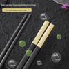 High-End Golden Alloy Chopsticks
