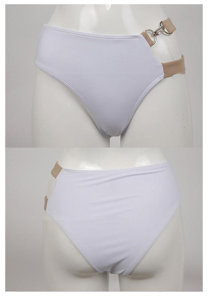 Bikini Sexy de Dos Piezas con Bloques de Color para Mujer - Puro Deseo Estilo Europeo Americano