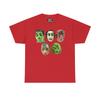 Vintage Halloween Monstermasken T-Shirt Unisex Grafik Horror Spooky