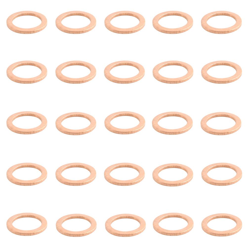 25Pcs Oil Drain Plug Copper Crush Washer 007603-014106 For Mercedes-Benz C450