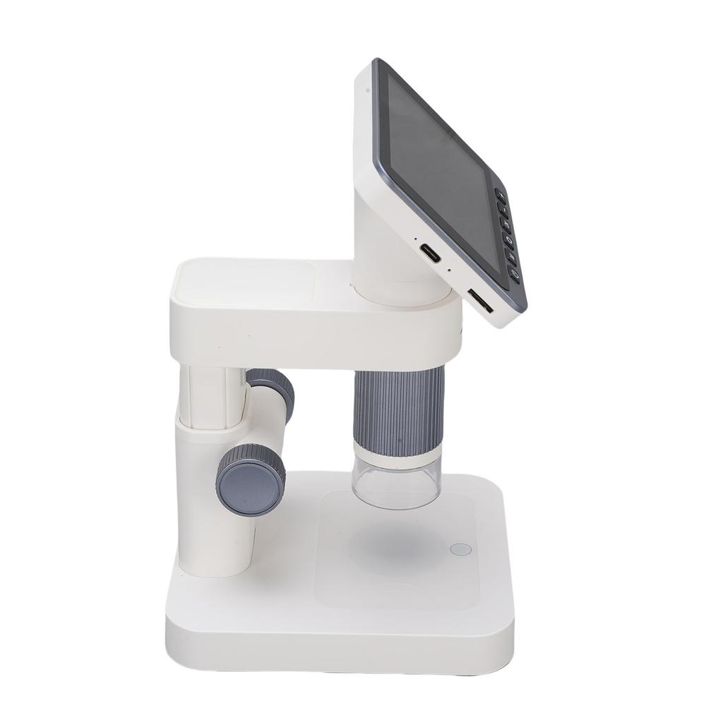 Electronic Microscope with 8 LED Lights 12MP 4.5 Inch Screen 5-32X Magnification Digital Magnifying Glass
