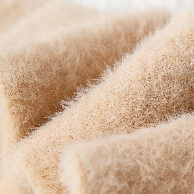 Women's Mid-Calf Fleece-Lined Five-Toe Divide Socks - Thick, Warm Imitation Mink Velvet for Winter