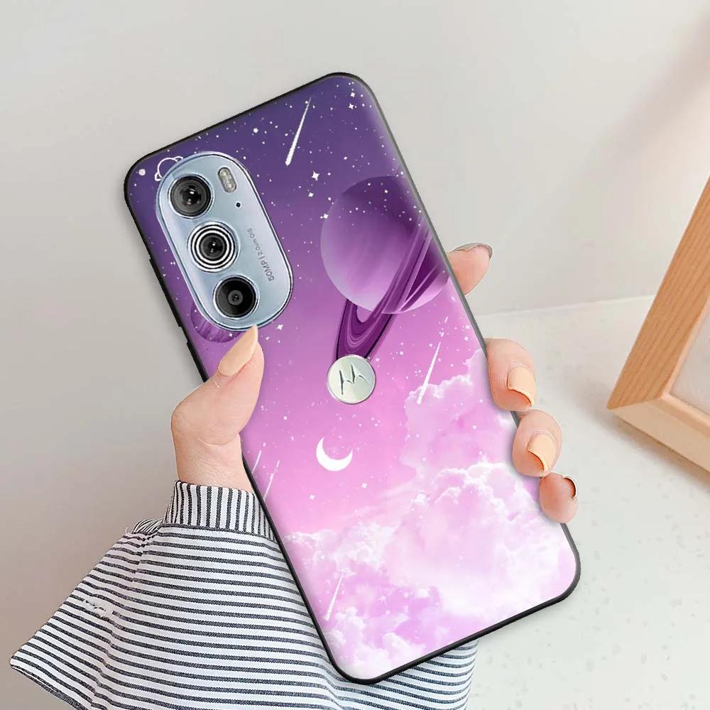 For Moto Edge 30 Pro Case Cover Edge30 Matte Silicone Case for Motorola Moto Edge 30 30Pro Fashion TPU Protective Back Cover