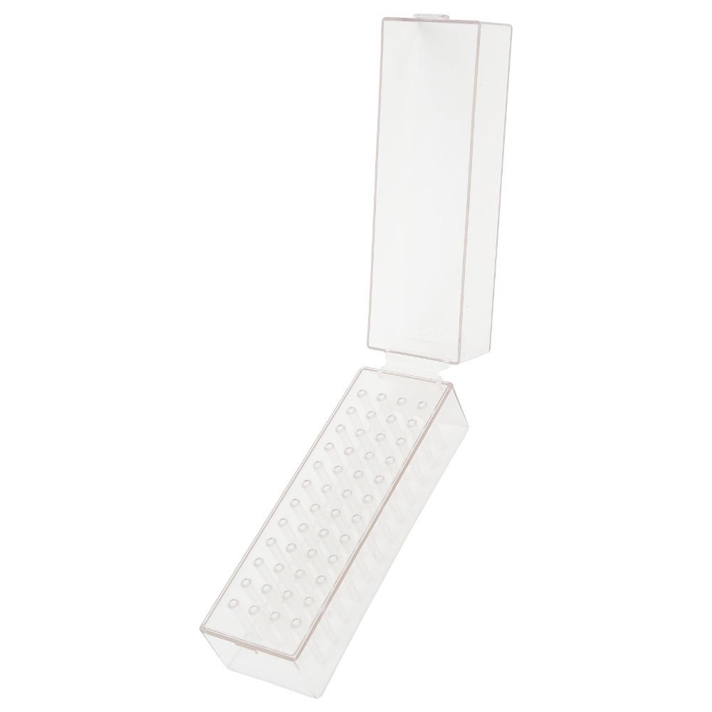 Clear Acrylic Nail Bit Organizer Transparent Drill Bit Storage Box  Drill Bit Classification