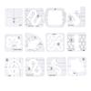 Sewing Patchwork Ruler Quilting Templates Sewing Stencils Acrylic DIY Patchwork