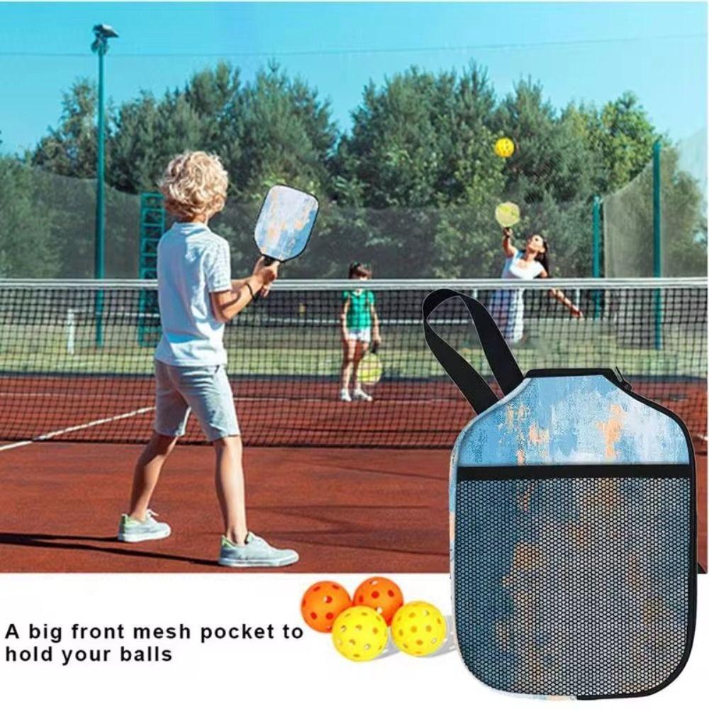 Bolsa protetora de neoprene para raquete de pickleball, nova capa para raquete de pickleball
