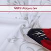 Red Rose Flower Shower Curtain Waterproof Washable Polyester Shower Curtain 180X 180Cm With 12 Hooks