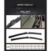 Per Volkswagen VW Touareg 2003-2006 2004 2005 Spazzole Tergicristallo Anteriori e Posteriori Spazzole Vetro Parabrezza 26"+26"+14"